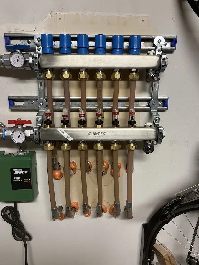 Plumber performing Leak Detection at a residential property in Chambersburg